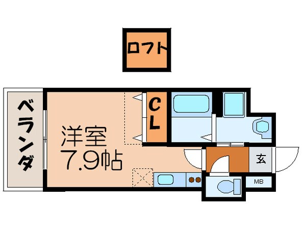 Ｚｏｎｅ１／ｆＰＡＲＴ５の物件間取画像